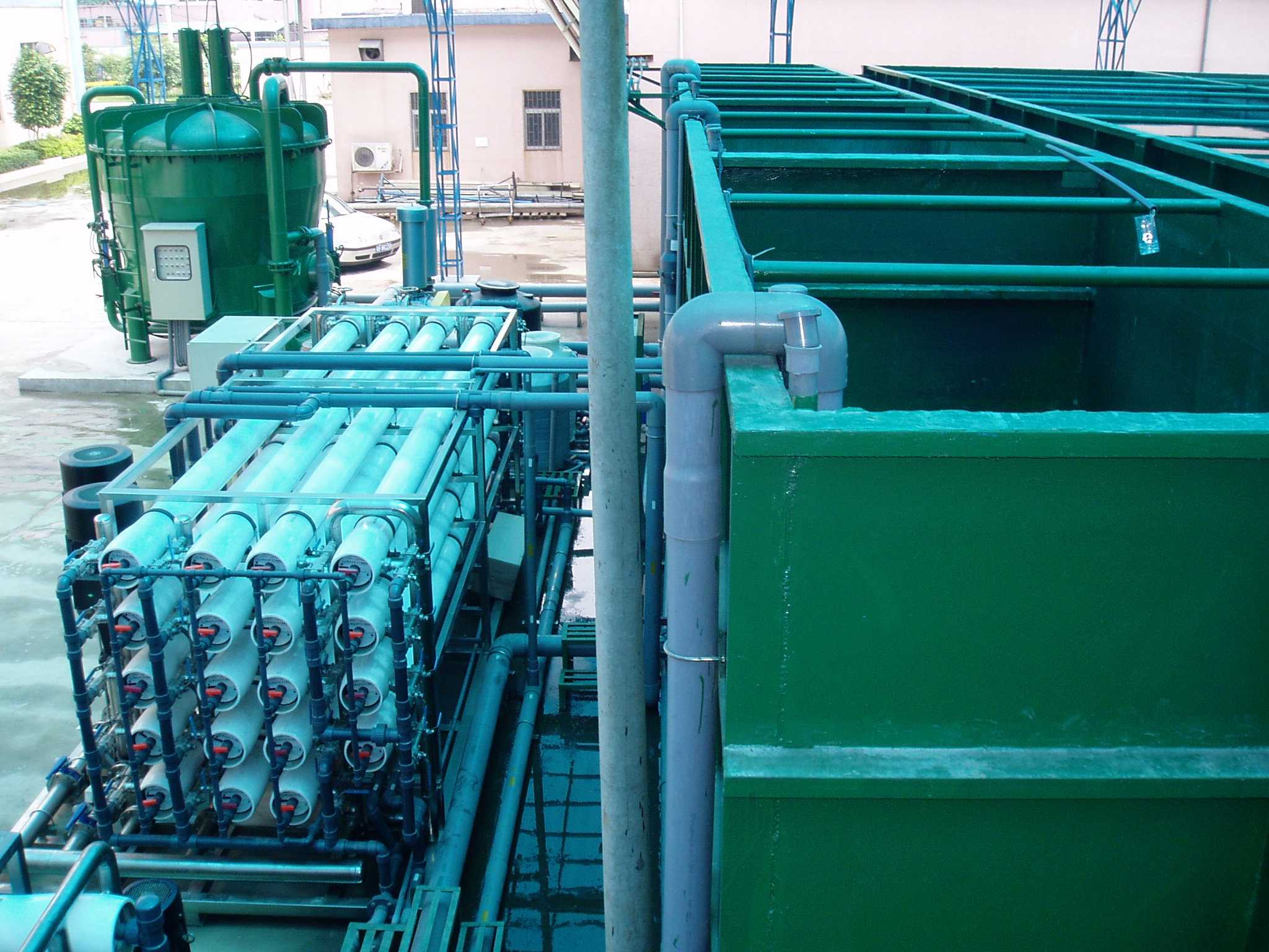 浙江電鍍廠廢水處理設備，電鍍園區廢水處理系統